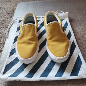 Yellow Vans ComfyCush Slip Ons